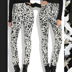 JBrand/Proenza Schouler Paint Skinny Jeans